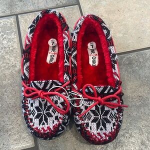Minnetonka size 7 ladies slippers moccasins